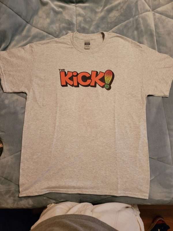 Kick Sauce Front Logo Tee - Light Gray